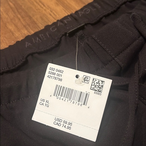 American eagle black wide leg pants. Tie waist. NWT - Picture 2 of 5